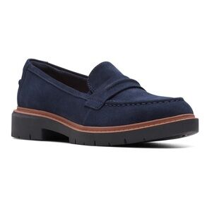 Women's Navy Loafers